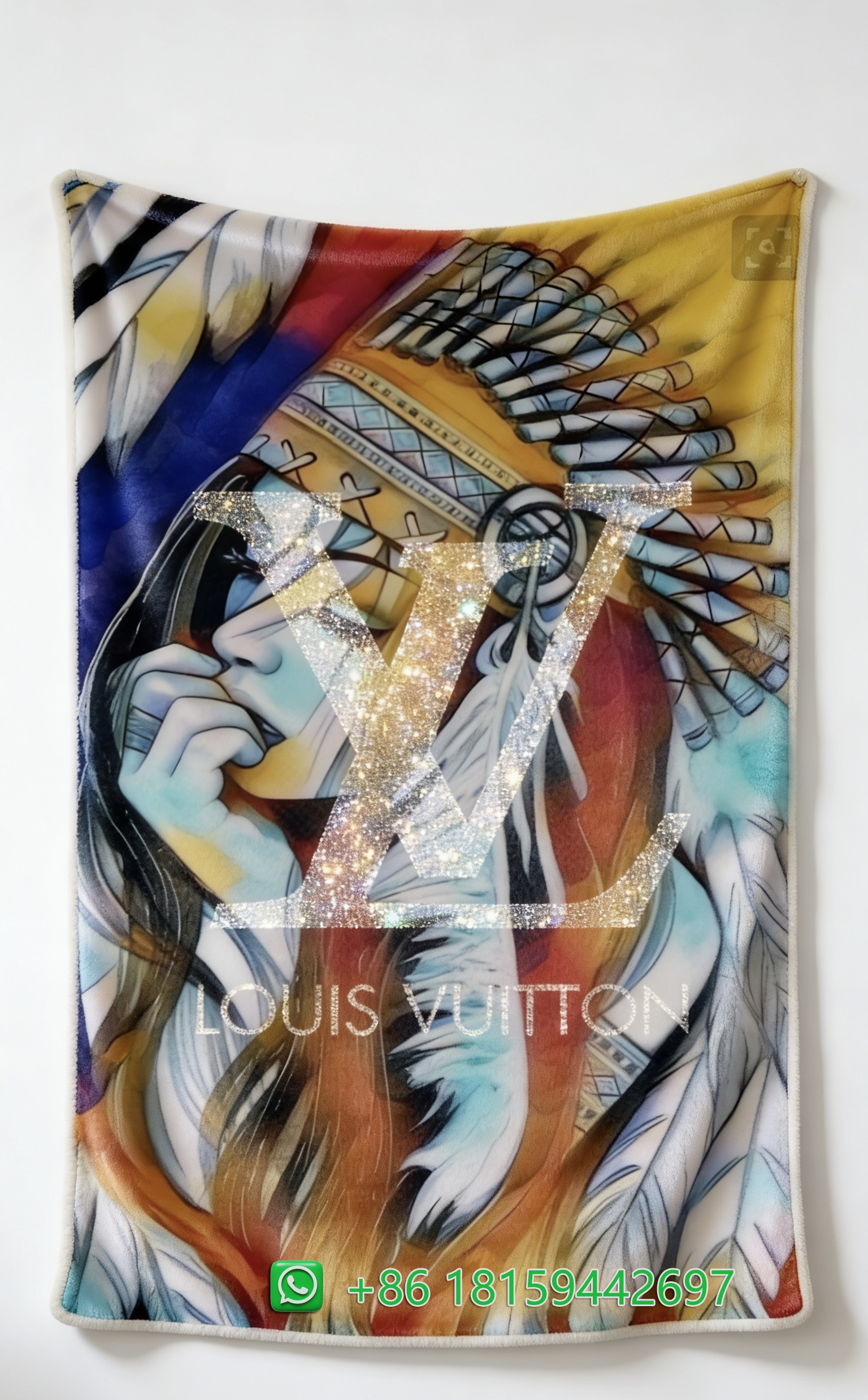 Louis Vuitton Throw Blankets